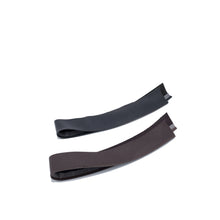 Load image into Gallery viewer, Premium leather sweatbands for hats. Black and Brown. Llama leather for sustainable sourcing.
